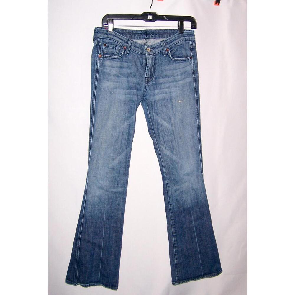 7 For All Mankind Flynt Boot Cut  Jeans Women's 29" - Low Rise